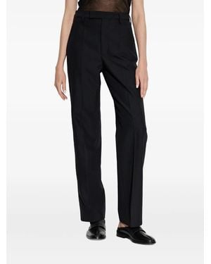MM6 by Maison Margiela Pressed-Crease Trousers - Black