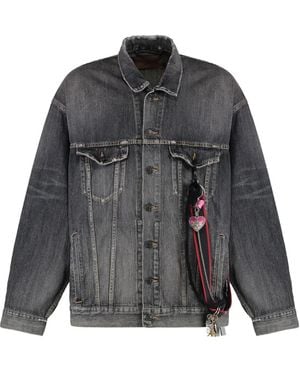 Balenciaga Charms デニムジャケット - グレー