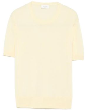 Saint Laurent Short-Sleeve Jumper - Natural