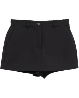 Balenciaga Tailored Mini Skort - Black