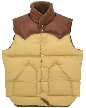 Fortela Gilet À Col En Peau Lainée - Metallic