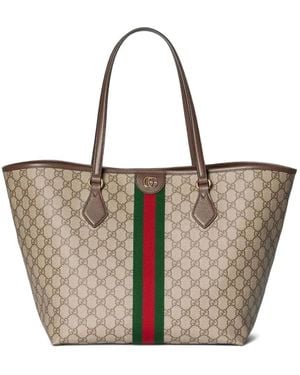 Gucci Large Ophidia Tote Bag - White