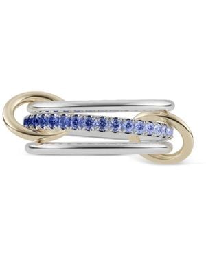 Spinelli Kilcollin 18K Tigris Sapphires Ring - White