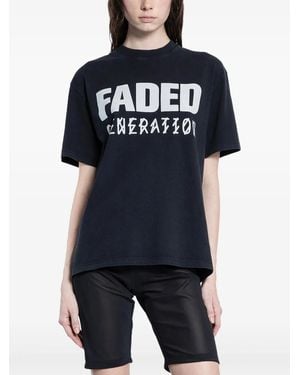 44 Label Group Camiseta Faded Generation - Negro