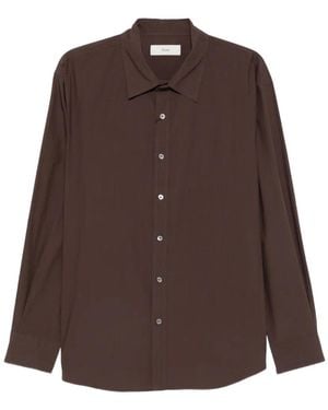 DUNST Long-Sleeve Shirt - Brown