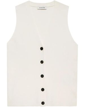 Anine Bing Lawrence Gilet - Wit