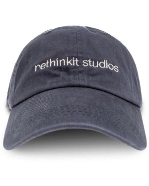 Rethinkit Studios Logo-Embroidered Baseball Cap - Blue