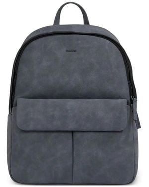Calvin Klein Rugzak Met Klepzak - Blauw
