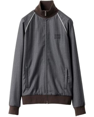 Miu Miu Pinstripe Jacket - Grey