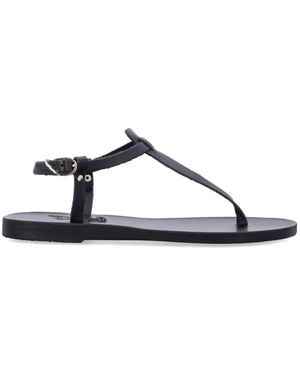 Ancient Greek Sandals Lito Buckle-Fastening Sandals - Black