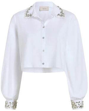 Cinq À Sept Gemstone Layered Selina Top - White