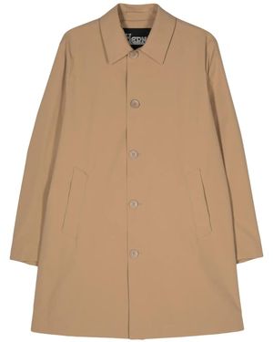 Herno シングルブレスト トレンチコート - ナチュラル