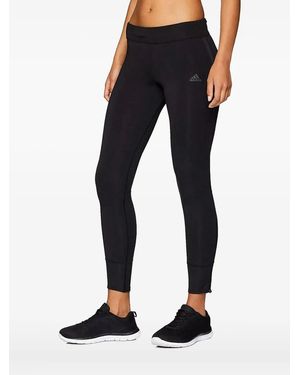 adidas High-Waisted Leggings - Blue