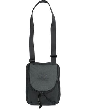 C.P. Company Kuriertasche mit Logo-Stickerei - Schwarz