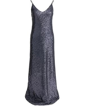 Semler Sequin V-Neck Maxi Dress - Blue
