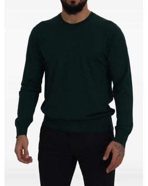 Dolce & Gabbana Jersey Con Cuello Redondo - Negro