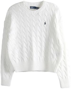 Polo Ralph Lauren Cable-Knit Jumper - White