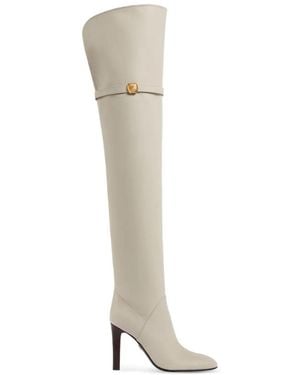 Giuseppe Zanotti Seal Over-The-Knee 100 Boots - White