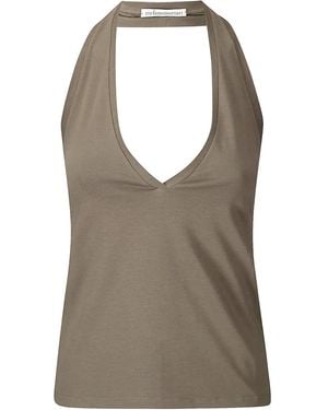 #MSM Open-Back Tank Top - Grey