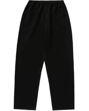 Lady White Co. Elasticated-Waistband Track Trousers - Black
