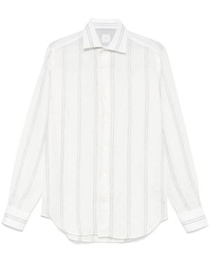 Eleventy Striped Shirt - White