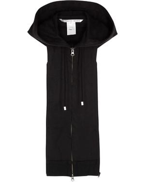 Veronica Beard Sleeveless Hoodie - Black