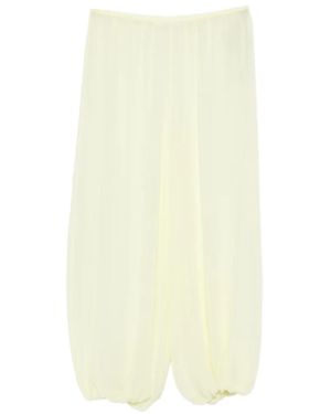 Frankie Shop Mio Sheer Balloon Trousers - White