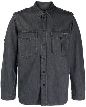 Isabel Marant Long-Sleeve Denim Shirt - Black