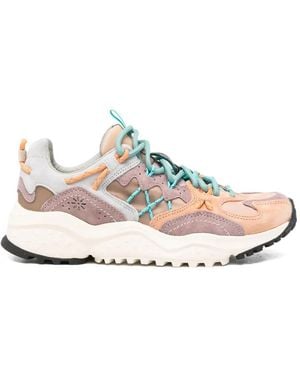 Flower Mountain Yamabushi Lace-Up Sneakers - White