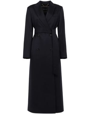 Kiton ダブルブレスト トレンチコート - ブラック
