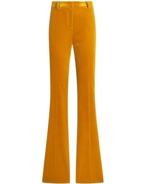 Etro Velvet Pants - Orange