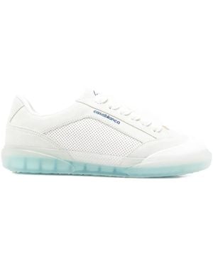 CASABLANCA Del Mar Perforated Trainers - White