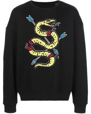 Haculla Venom Drop-Shoulder Sweatshirt - Black