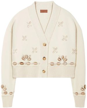 Alanui Ocean Dream Cardigan - Natural