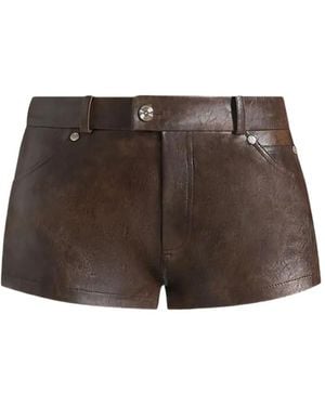 Manière De Voir Samia Mini Shorts - Black