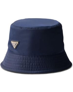 Prada Re-Nylon Bucket Hat - Blue