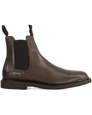 Common Projects Leather Chelsea Boots - Brown
