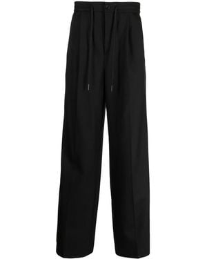 Holzweiler Pantaloni Sartoriali Con Pieghe - Nero