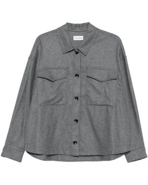 TRUE AVENUE Button-Down Pocket Jacket - Grey