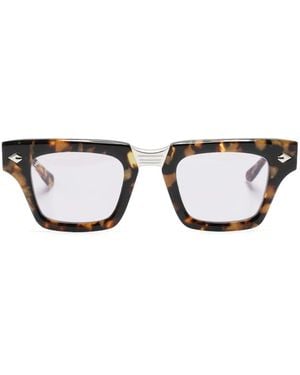 T Henri Eyewear Square-Frame Tinted Sunglasses - Brown