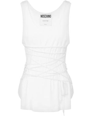 Moschino Top With Print - White