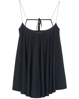 Jacquemus Le Haut Voile Pleated Top - Black