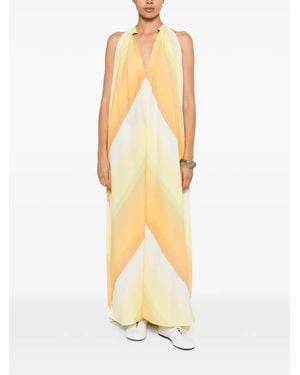 Marrakshi Life Halter-Neck Dress - Metallic