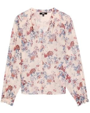 PAIGE Lula Blouse Met Bloemenprint - Roze