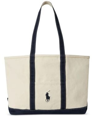 Polo Ralph Lauren Big Pony Tote Bag - Natural