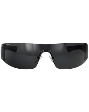 Gucci Gg Crystal-Embellished Sunglasses - Black