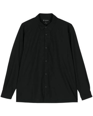 Goldwin Camicia Con Ricamo - Nero