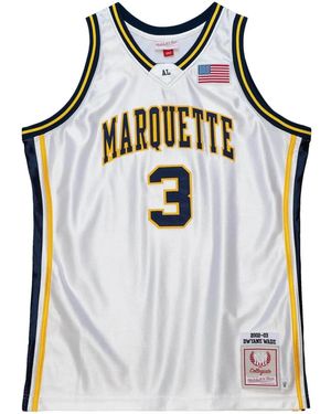 Mitchell & Ness Marquette 2002 Dwyane Wade トップ - ホワイト