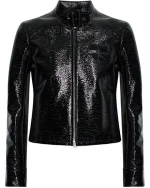 Courreges Veste City À Fermeture Zippée - Black