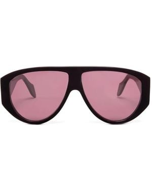 Pinko Pilot Logo-Detail Sunglasses - Pink